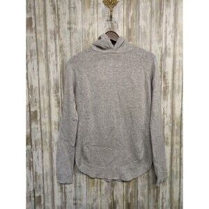 Theory Womens Cashmere Sweater Curved Hem Hoodie Soft Lightweight Approx S $335